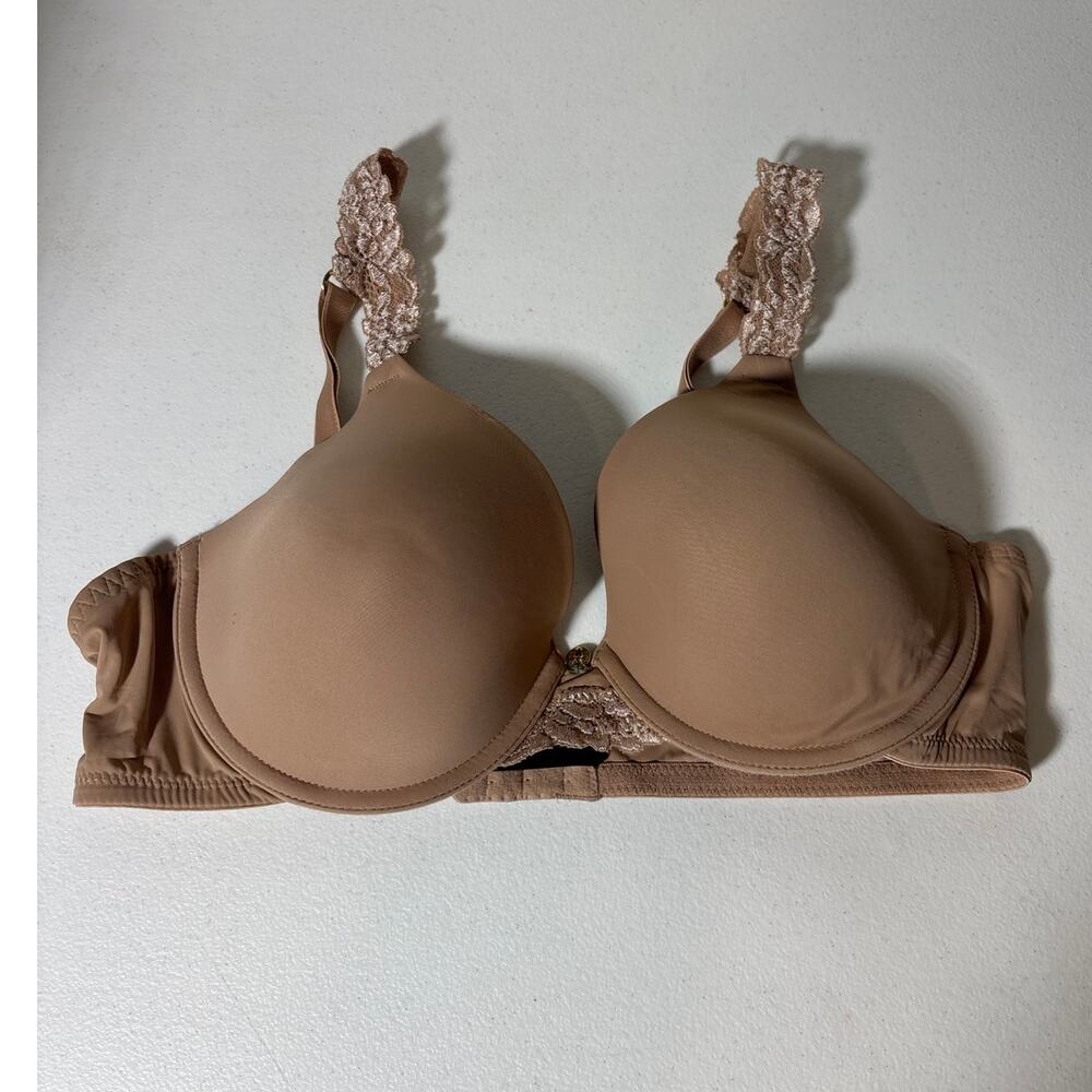 Natori Women's Size 34C Pure Luxe Full Fit Contour Bra Brown Lined Underwire